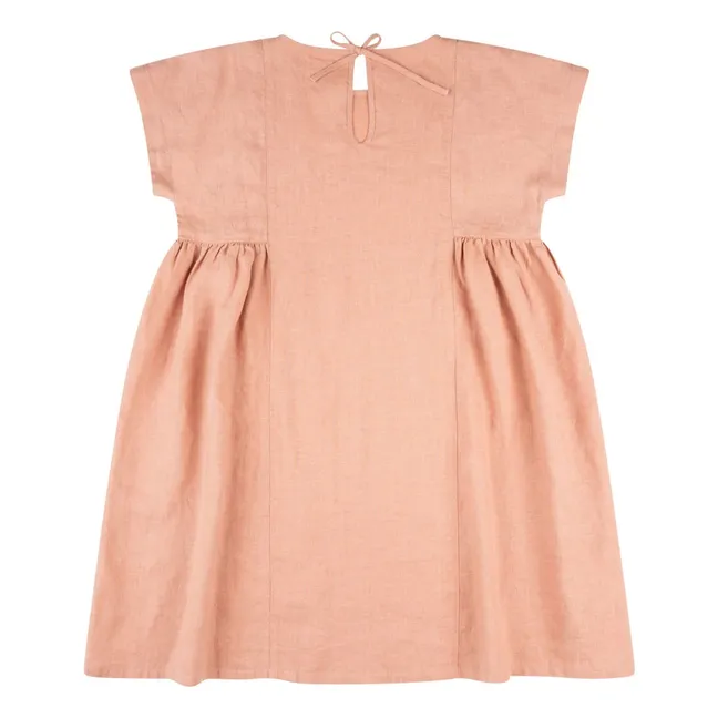 Vestido de lino | Rosa Viejo