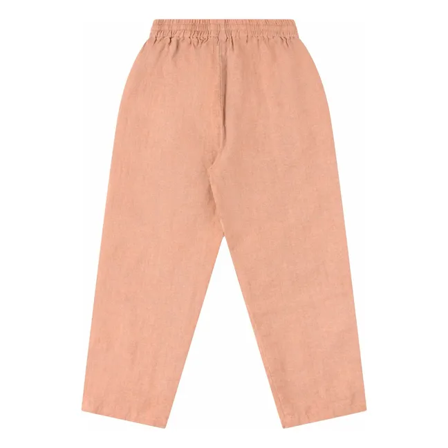 Pantalon Lin | Vieux Rose