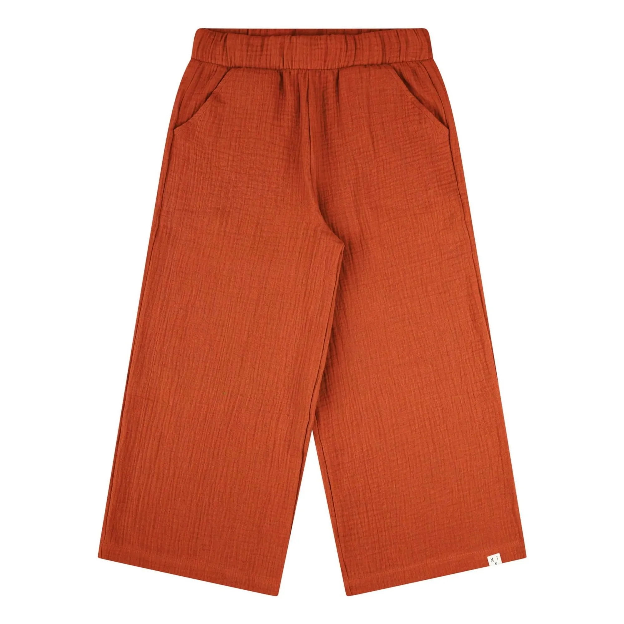 Matona Brick Red Organic Cotton Pants