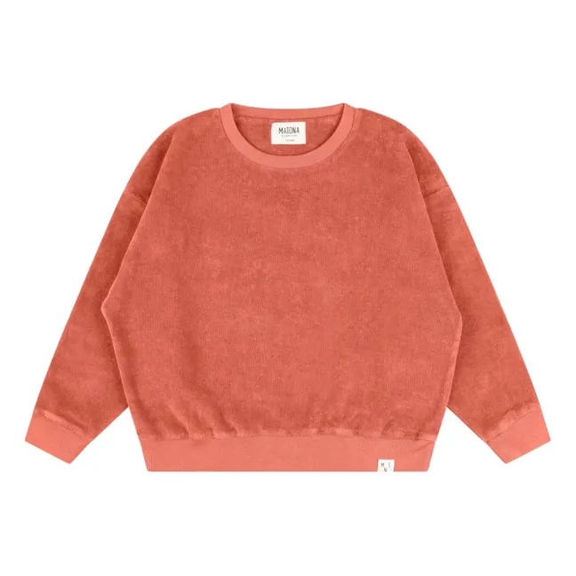 Jersey de rizo orgánico | Terracotta