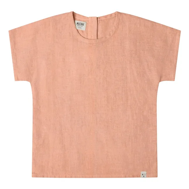 Camiseta de lino | Rosa Viejo