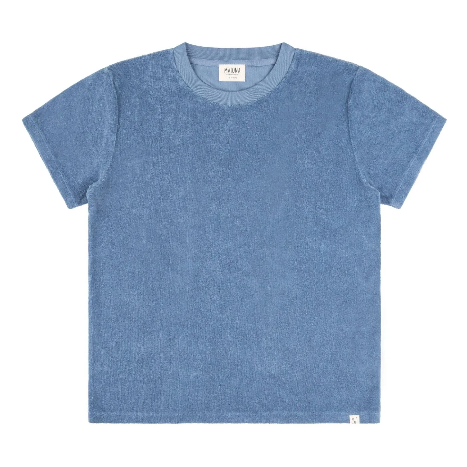 Matona Blue Organic Terry T-Shirt