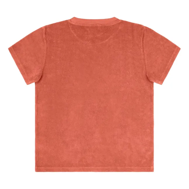 Camiseta de rizo ecológico  | Terracotta