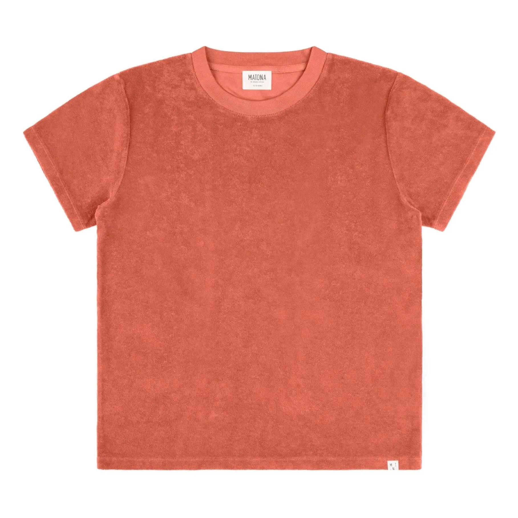 Matona Terracotta Organic Terry T-Shirt