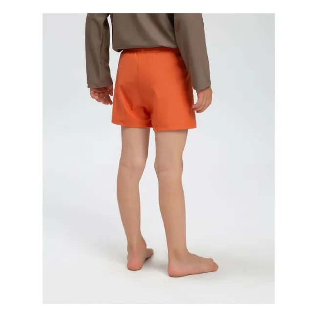 Shorts de baño de fibra reciclada | Coral