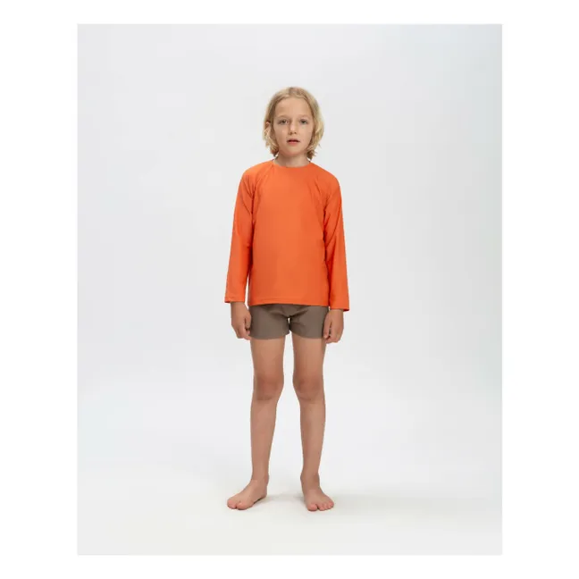 Anti-UV T-shirt Recycled fibers | Coral