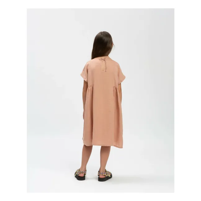 Vestido de lino | Rosa Viejo