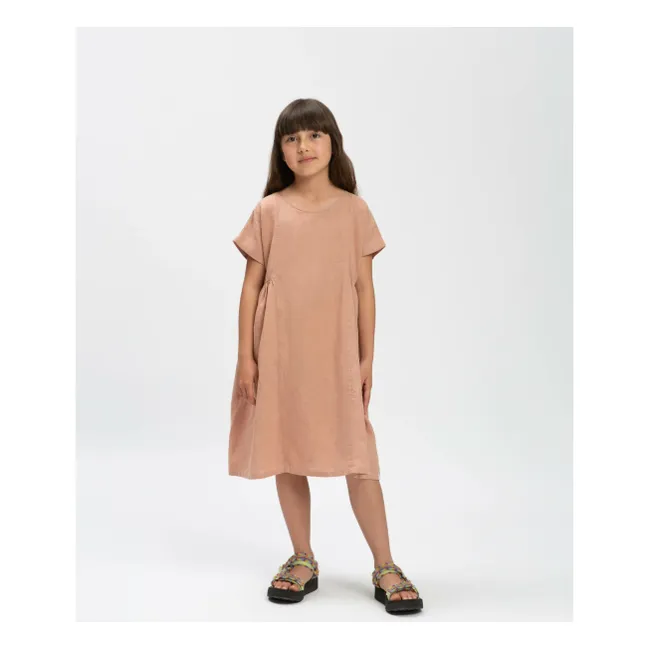 Vestido de lino | Rosa Viejo
