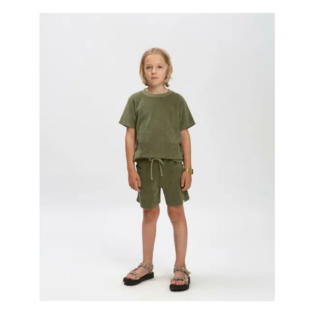 Short Eponge Bio | Vert kaki