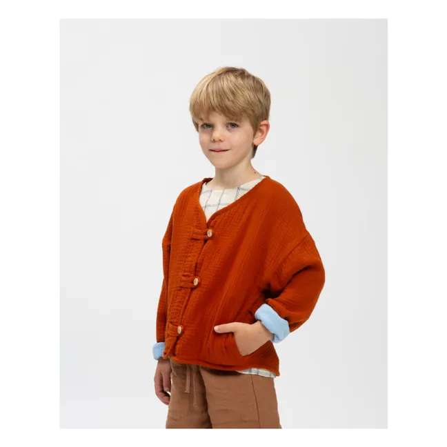 Chaqueta de algodón orgánico | Ladrillo
