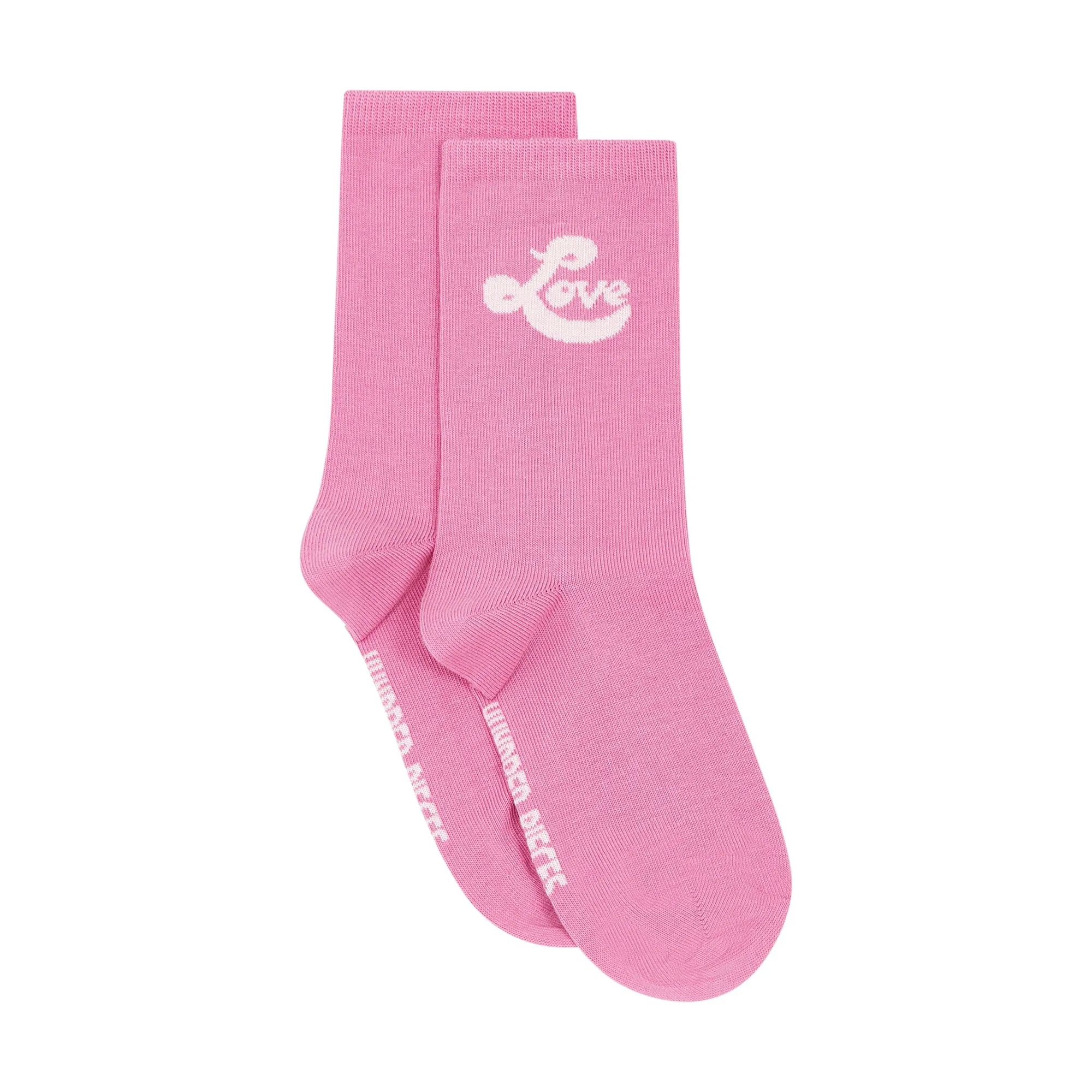 Hundred Pieces White Pink Lover Socks