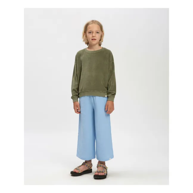 Jersey de rizo orgánico | Verde Kaki