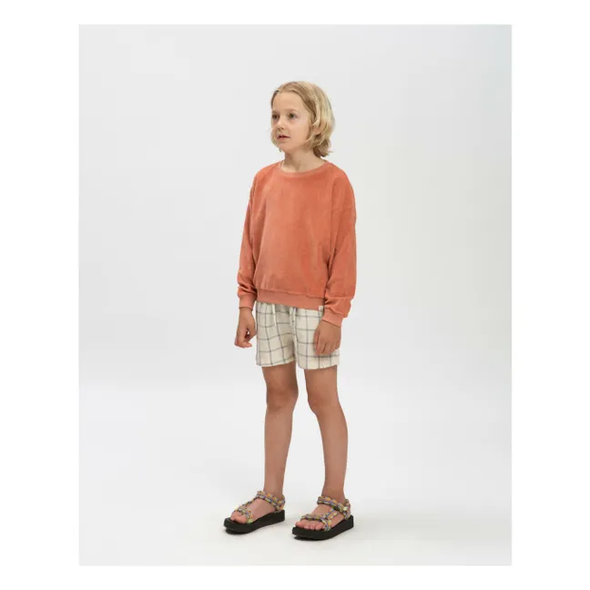 Jersey de rizo orgánico | Terracotta