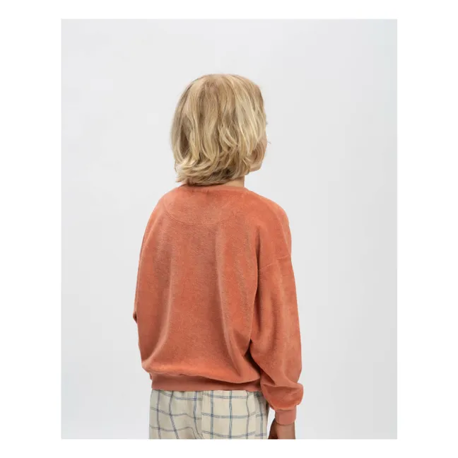 Jersey de rizo orgánico | Terracotta