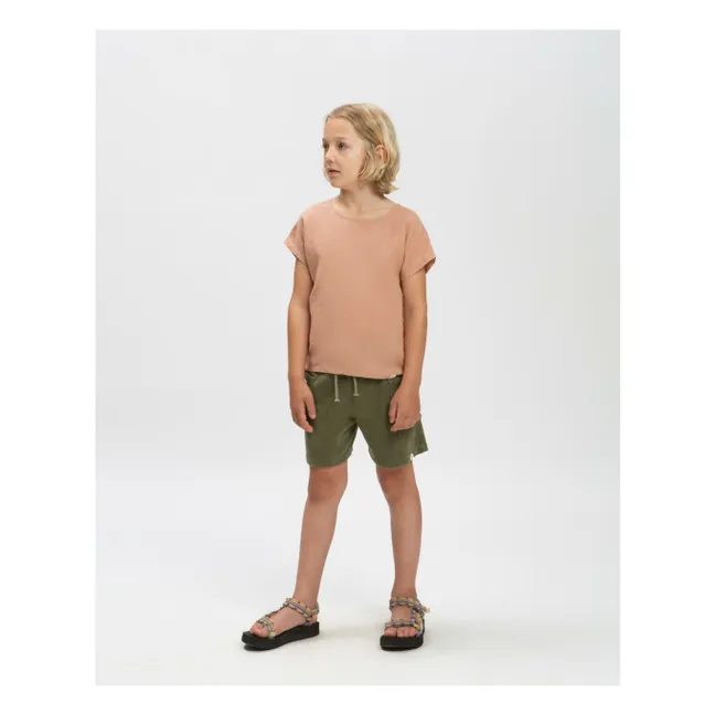 Camiseta de lino | Rosa Viejo