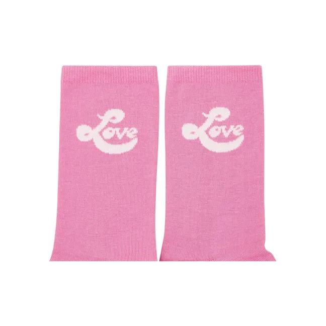 Chaussettes Pink Lover | Blanc