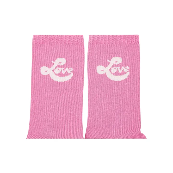 Chaussettes Pink Lover | Blanc- Image produit n°2