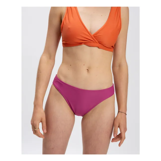 Bas de Maillot Fibres Recyclées | Rose fuschia