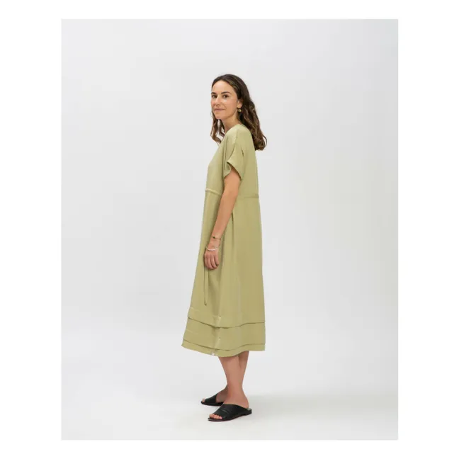 Vestido Tencel | Amarillo palo