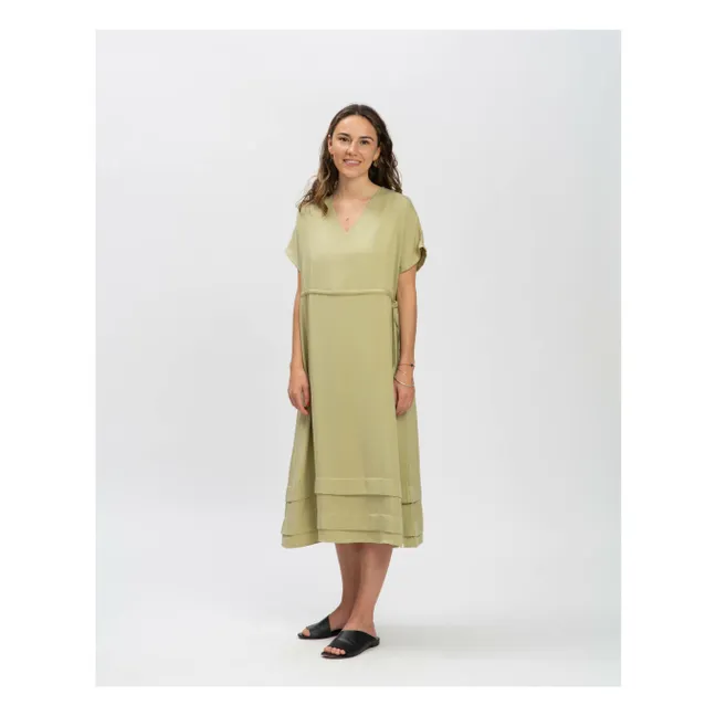 Vestido Tencel | Amarillo palo