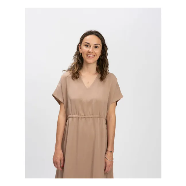 Robe Tencel | Marron clair 