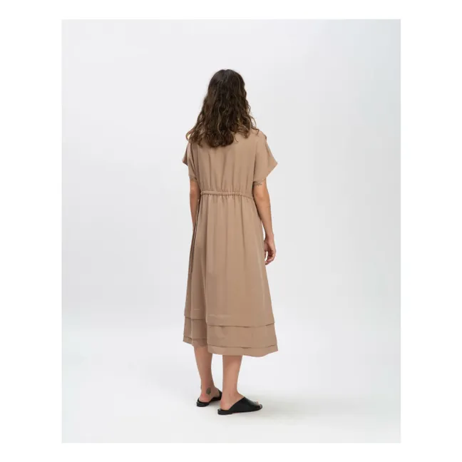 Robe Tencel | Marron clair 