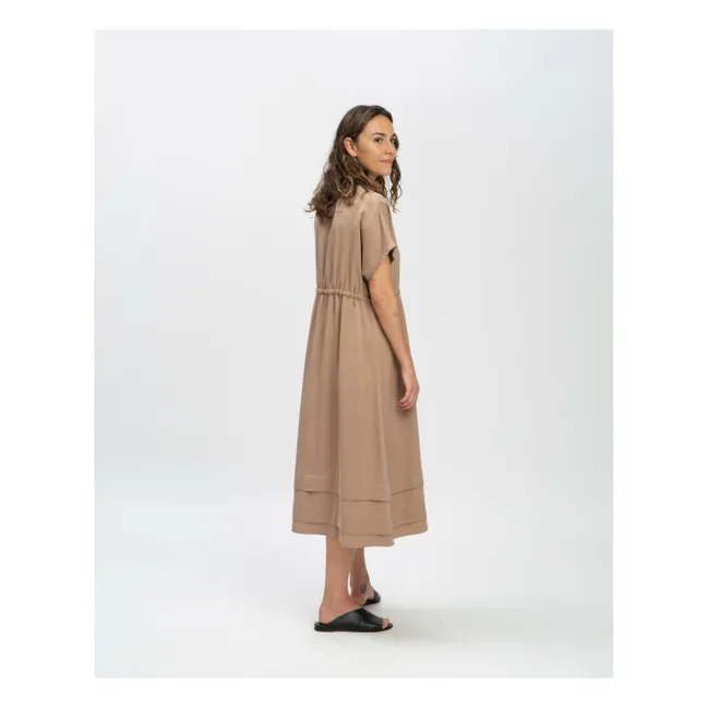 Robe Tencel | Marron clair 