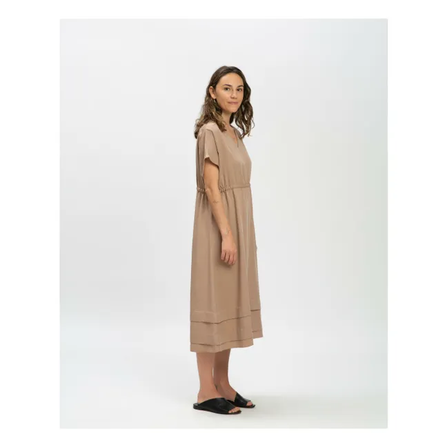 Robe Tencel | Marron clair 