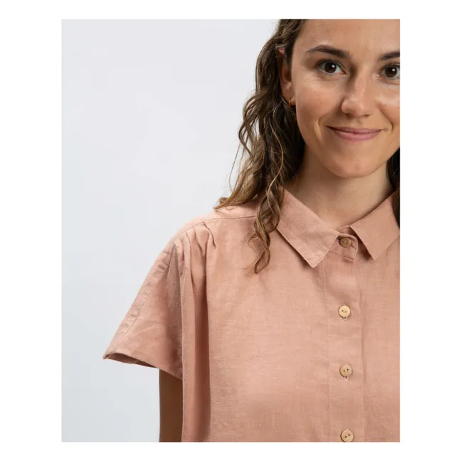 Blouse Lin | Vieux Rose