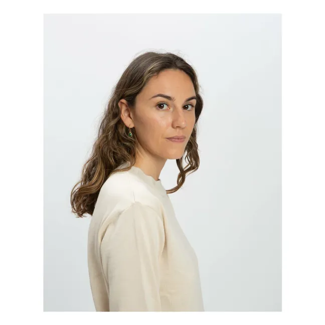 Jersey de algodón ecológico | Beige
