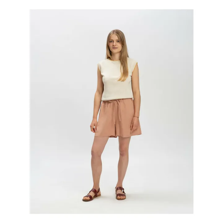 Top de punto de algodón orgánico | Rosa Viejo- Imagen del producto n°4