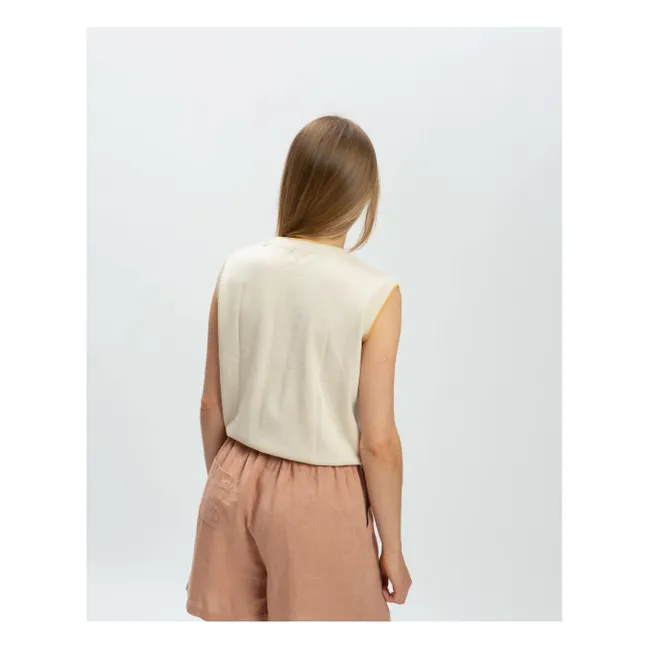 Top Maille Coton Bio | Vieux Rose