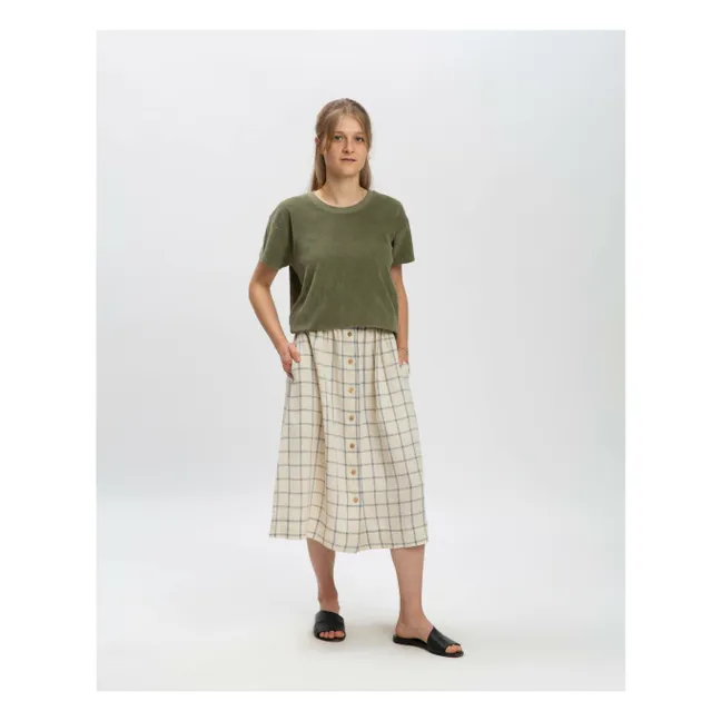 Bio-Frottee-T-Shirt | Khaki