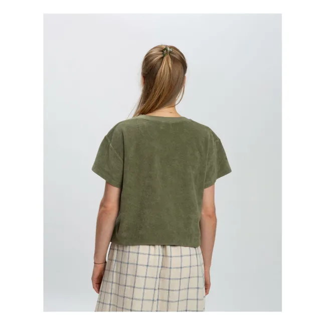 Bio-Frottee-T-Shirt | Khaki