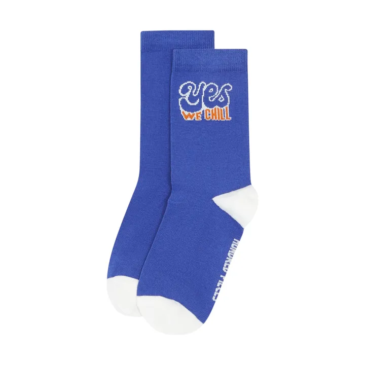 Chaussettes Yes We Chill | Blanc- Image produit n°1