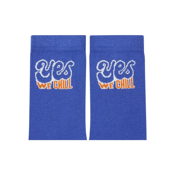 Chaussettes Yes We Chill | Blanc- Image produit n°2