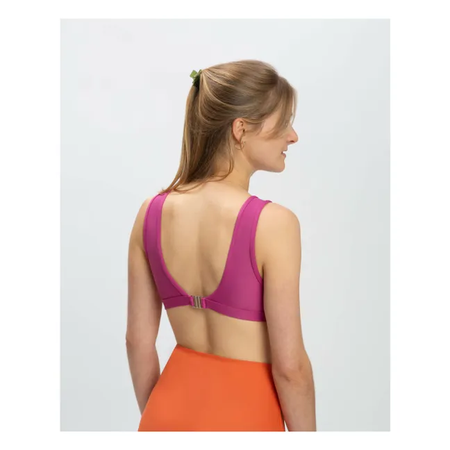 Camiseta de fibra reciclada | Rosa Fushia