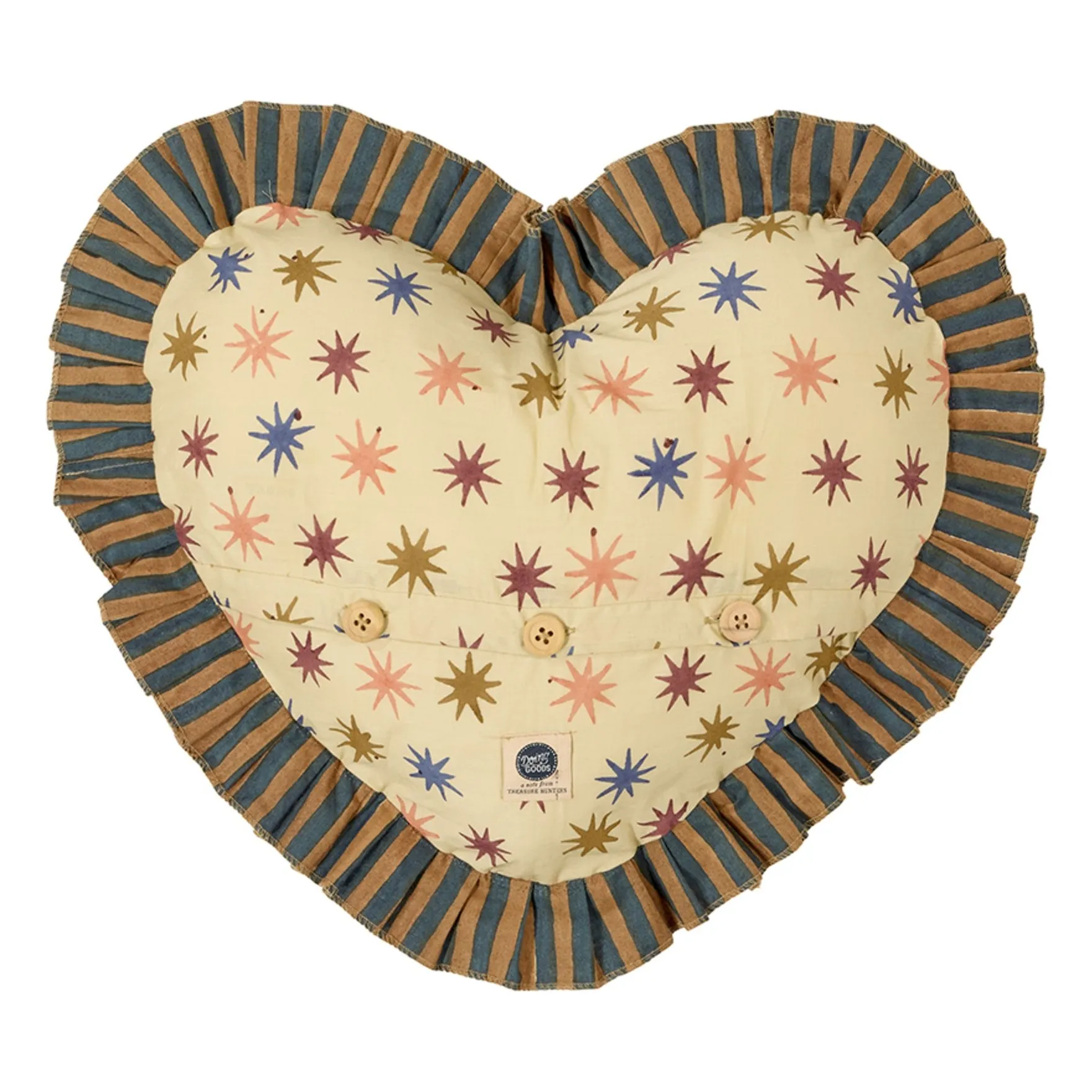 Coussin cœur Noa Star | Multicolore- Image produit n°0