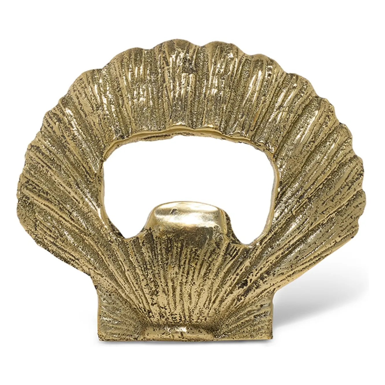 Doing Goods Brass Scarlett Shell Bottle Opener