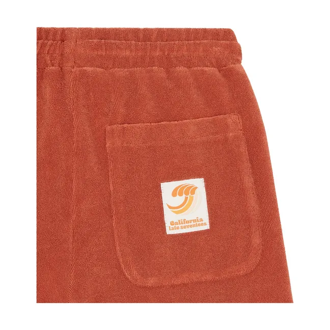 Short Éponge Coton Bio | Terracotta