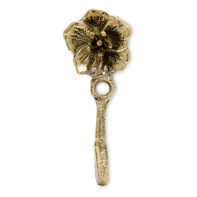 Maisie Flower coat hook | Brass