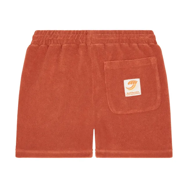 Short Éponge Coton Bio | Terracotta