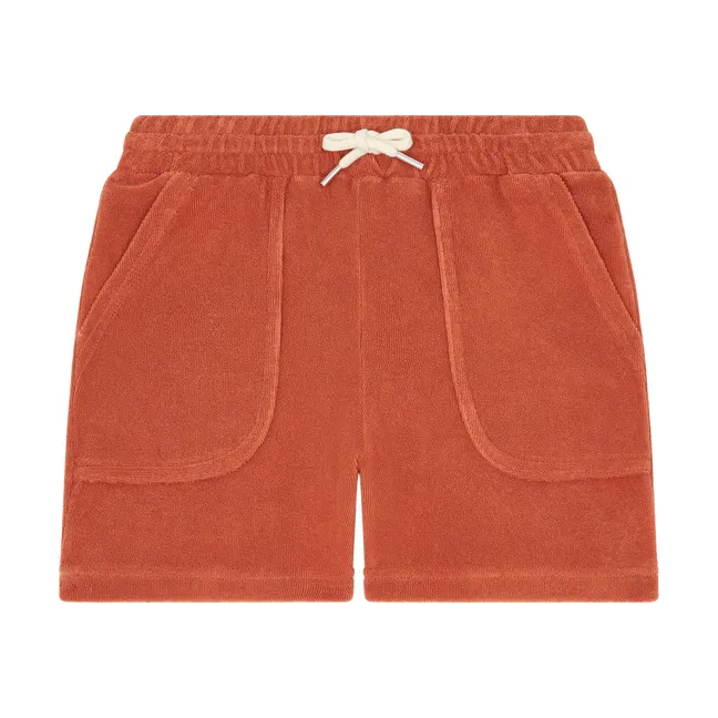 Short Éponge Coton Bio | Terracotta