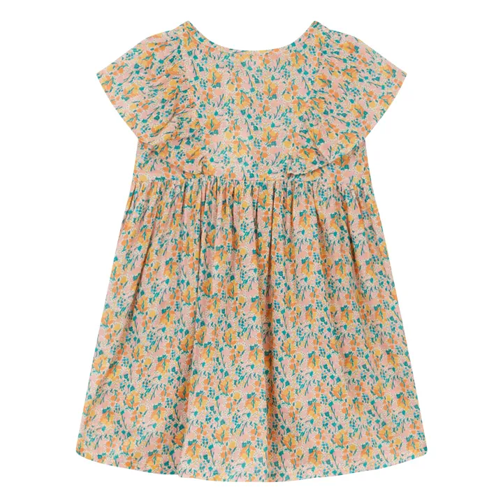 Robe Fleur | Orange- Image produit n°2