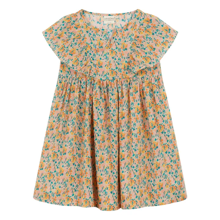 Robe Fleur | Orange- Image produit n°1