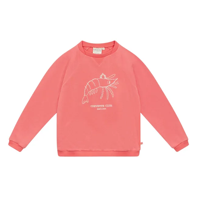 Sweat Filicien Organic cotton | Coral