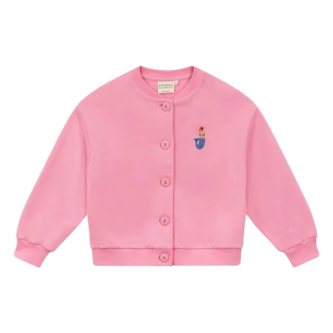 Gilet in cotone organico Fortunee | Rosa