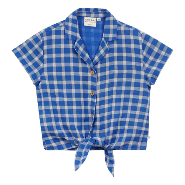 Blouse Fleurande Coton Bio | Bleu