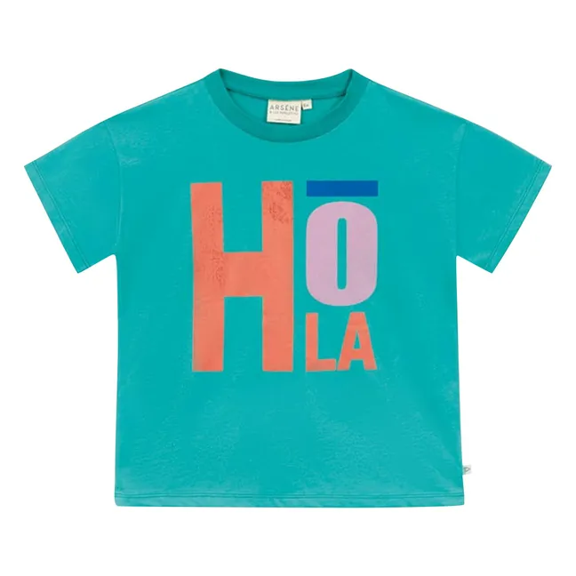Camiseta Lark de algodón ecológico | Turquoise