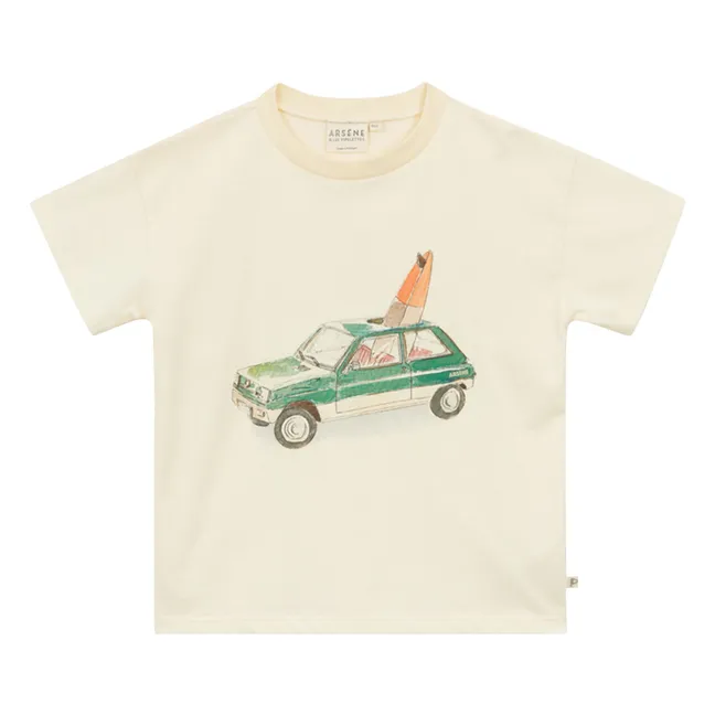 Camiseta Felipe de algodón ecológico | Crudo